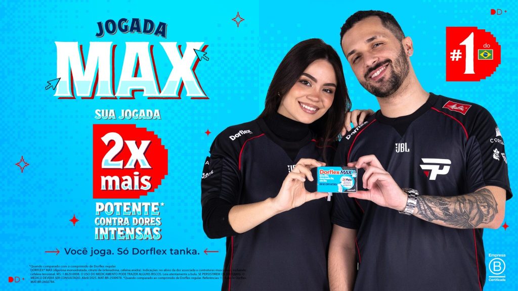 Dorflex Max cria “Jogada Max” e aposta na linguagem dos games para falar sobre dores intensas